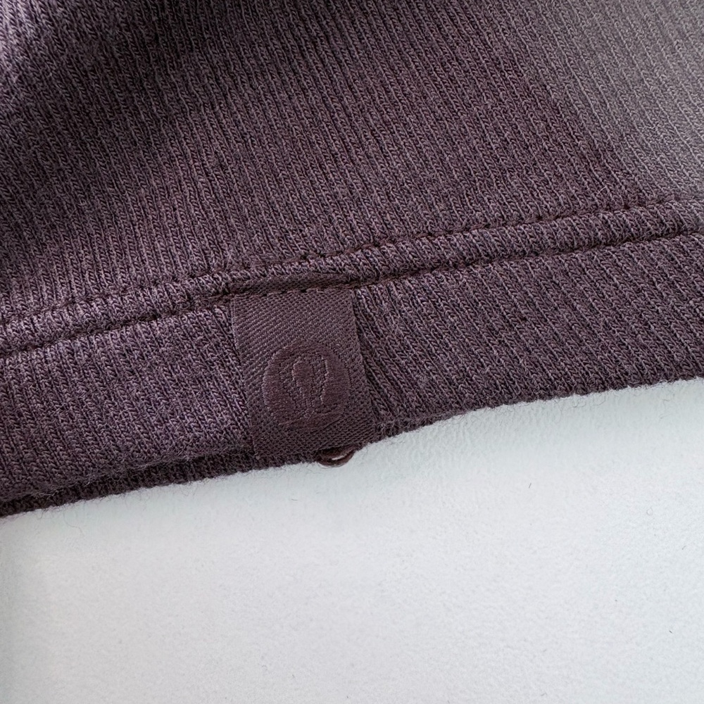 NWT Lululemon Hold tight Long Sleeve ribbed Top Chocolate Sz 12 - Picture 6 of 6